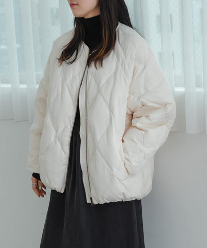 繭型絎縫羽絨服