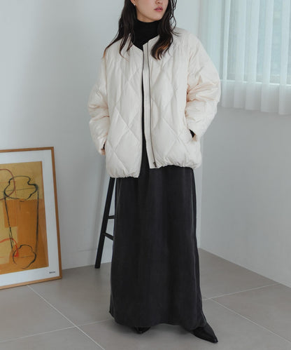 繭型絎縫羽絨服