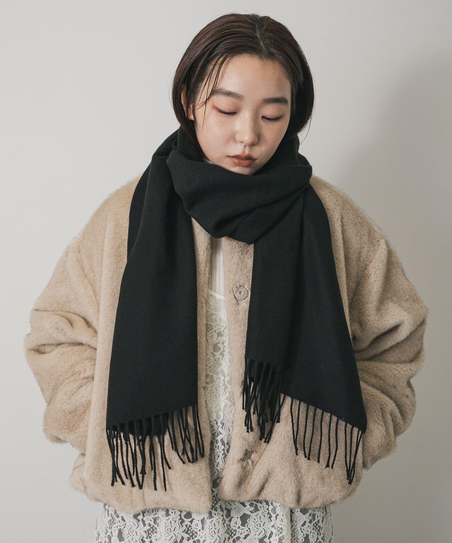 流蘇圍巾