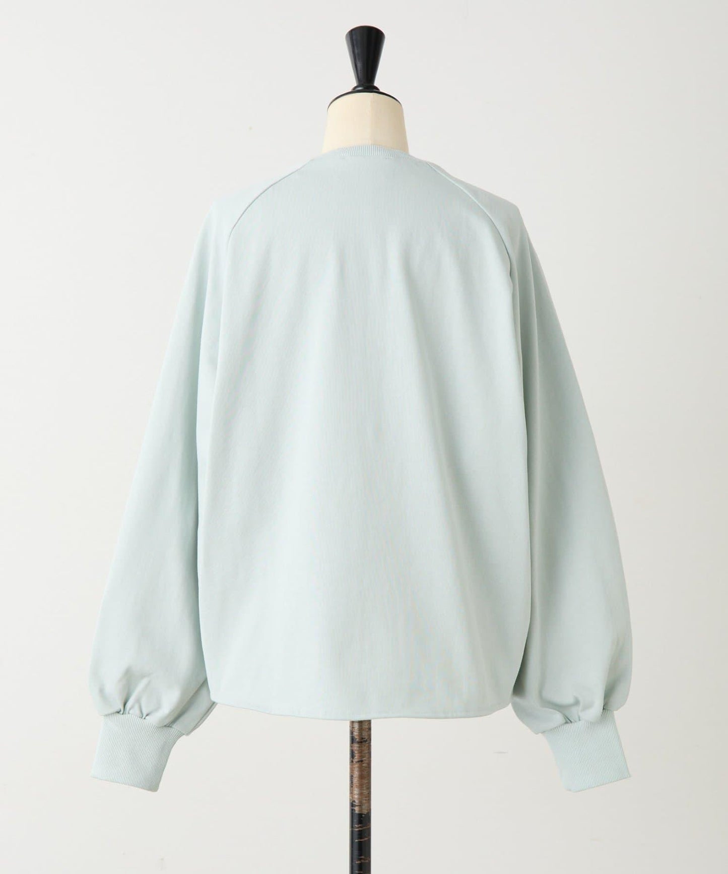 棉質下襬泡泡袖套頭衫