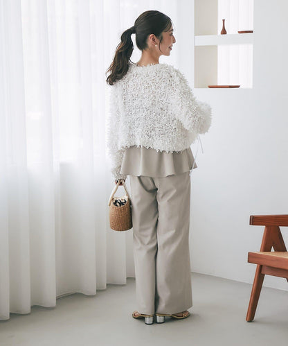 La boutique BonBon 荷葉邊吊帶連體褲