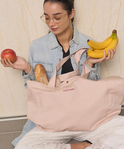 Americana× Firsthand 聯名刺繡TOTE BAG L LOGO刺繡 托特包 L碼