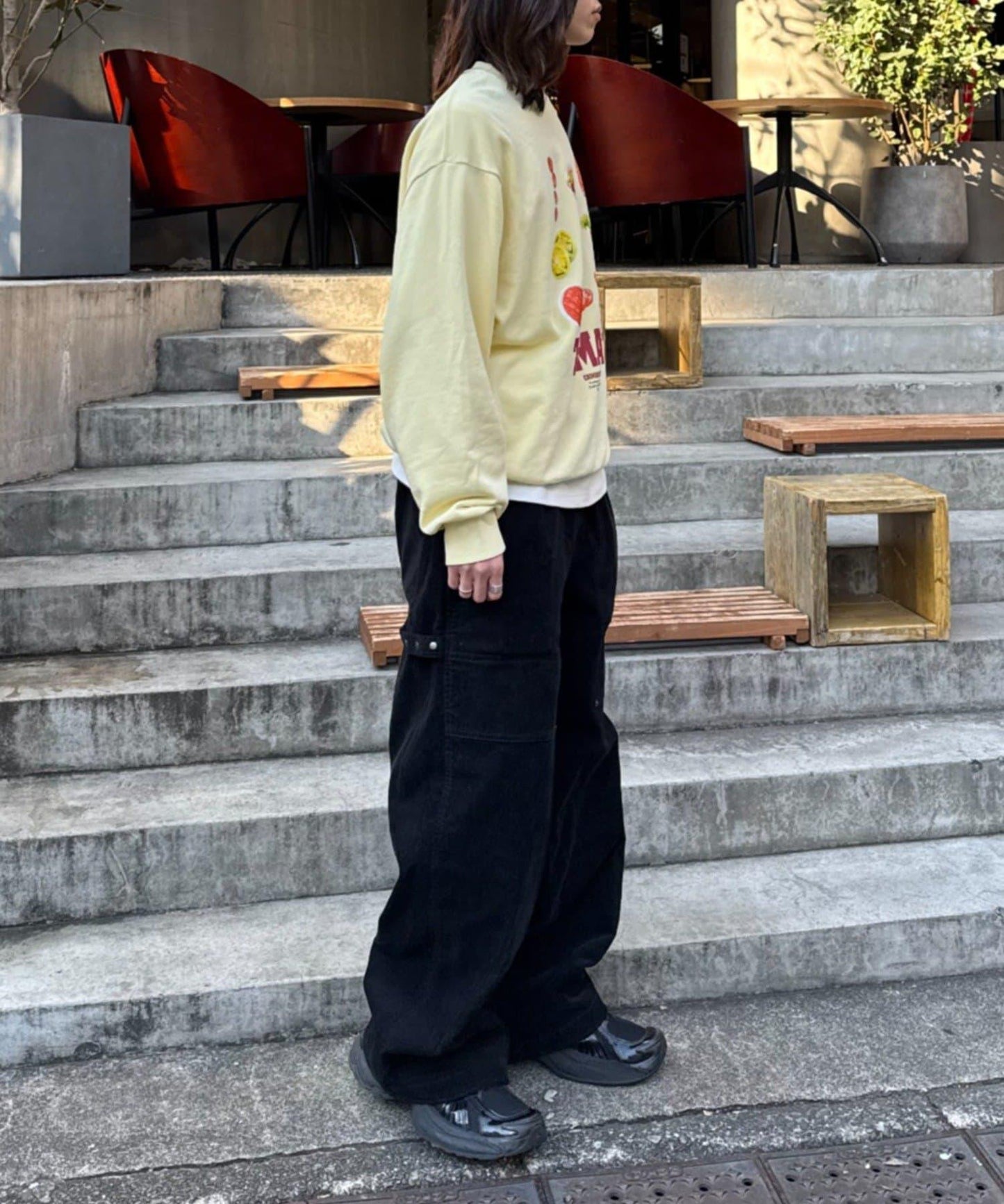 【SOUNDS GOOOOD】蔬菜印花粉末加工衛衣