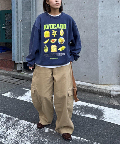 【SOUNDS GOOOOD】蔬菜印花粉末加工衛衣