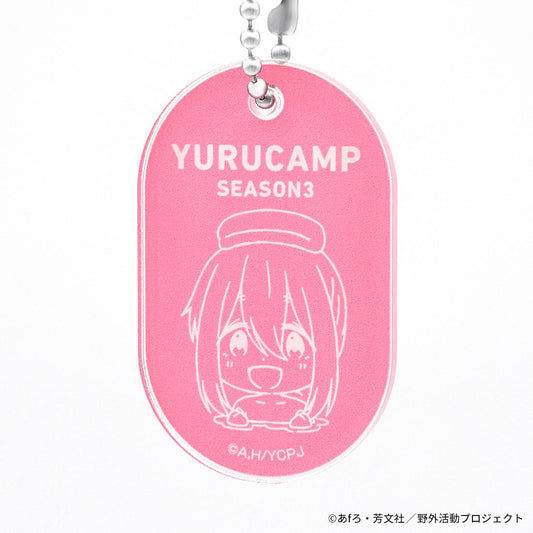 《搖曳露營》 SEASON3_溫泉亞克力鑰匙扣 撫子