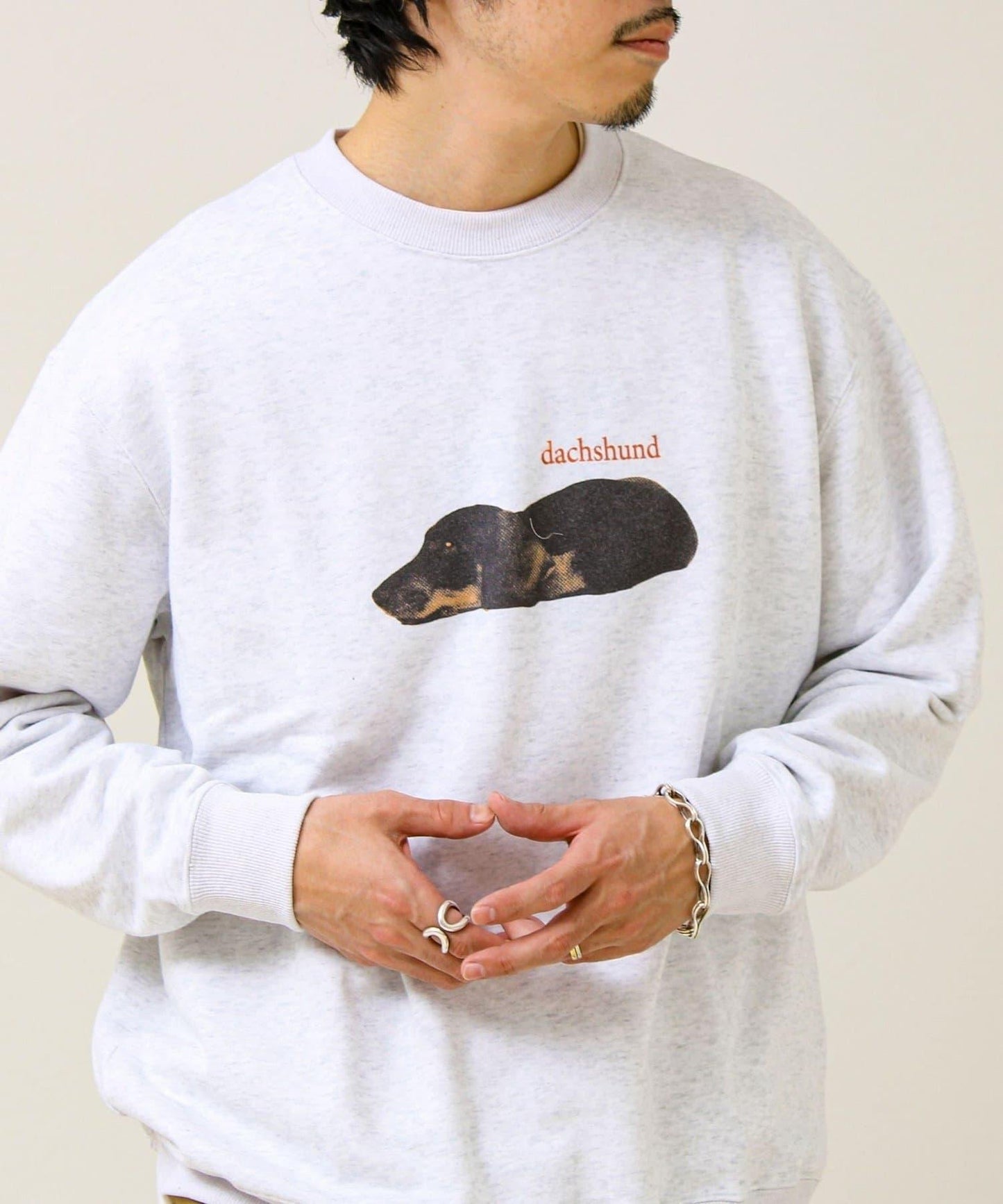 【MY PET】圓領印花衛衣