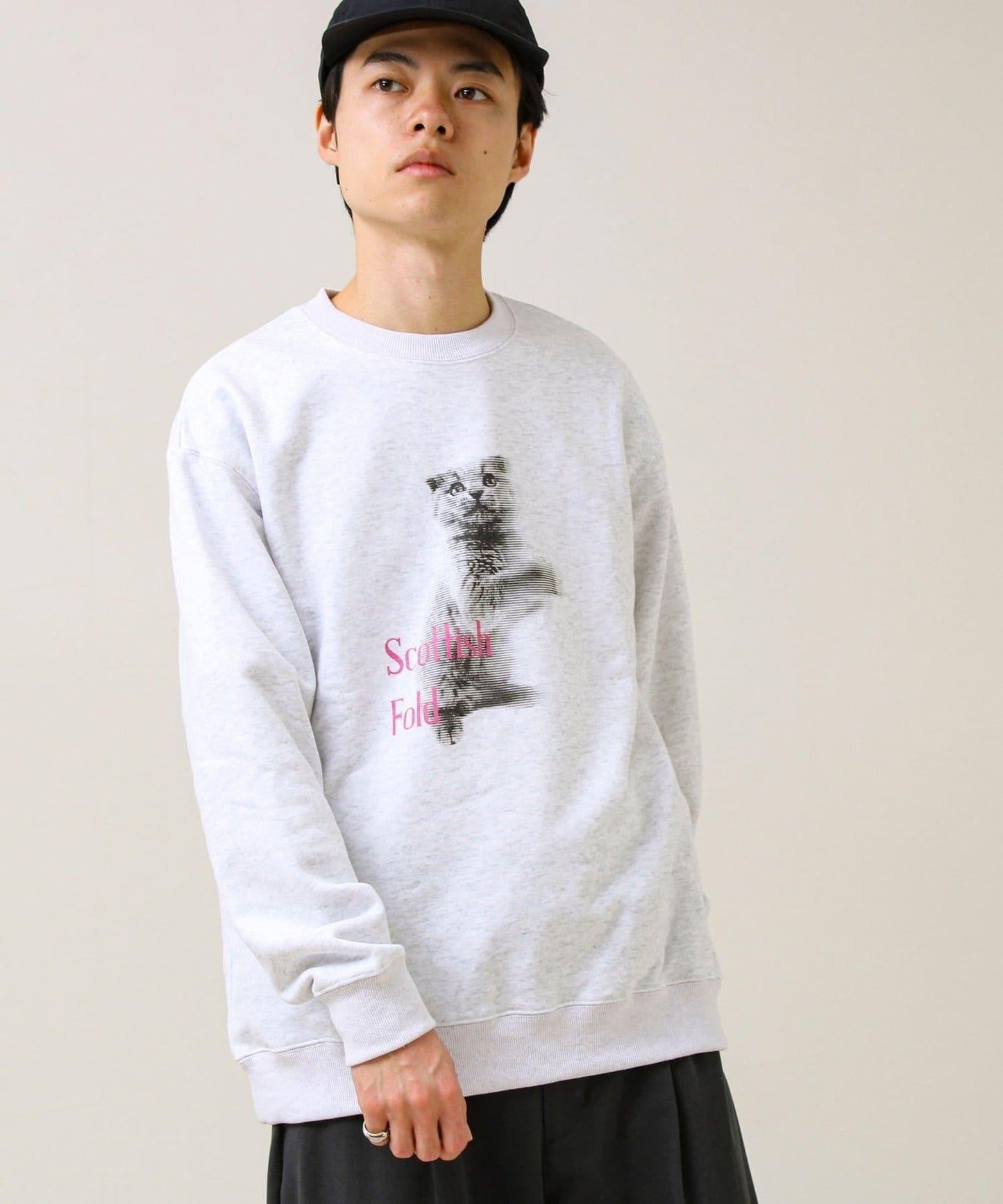 【MY PET】圓領印花衛衣