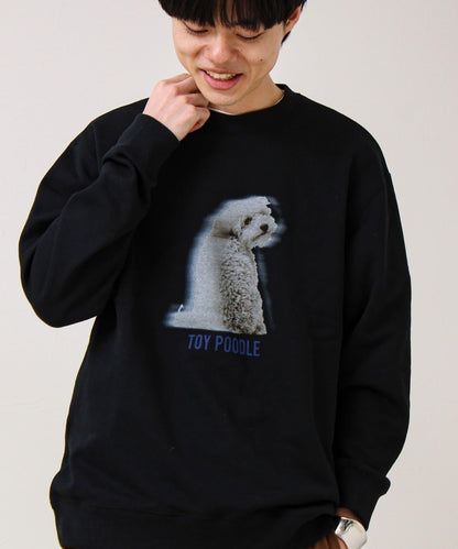 【MY PET】圓領印花衛衣