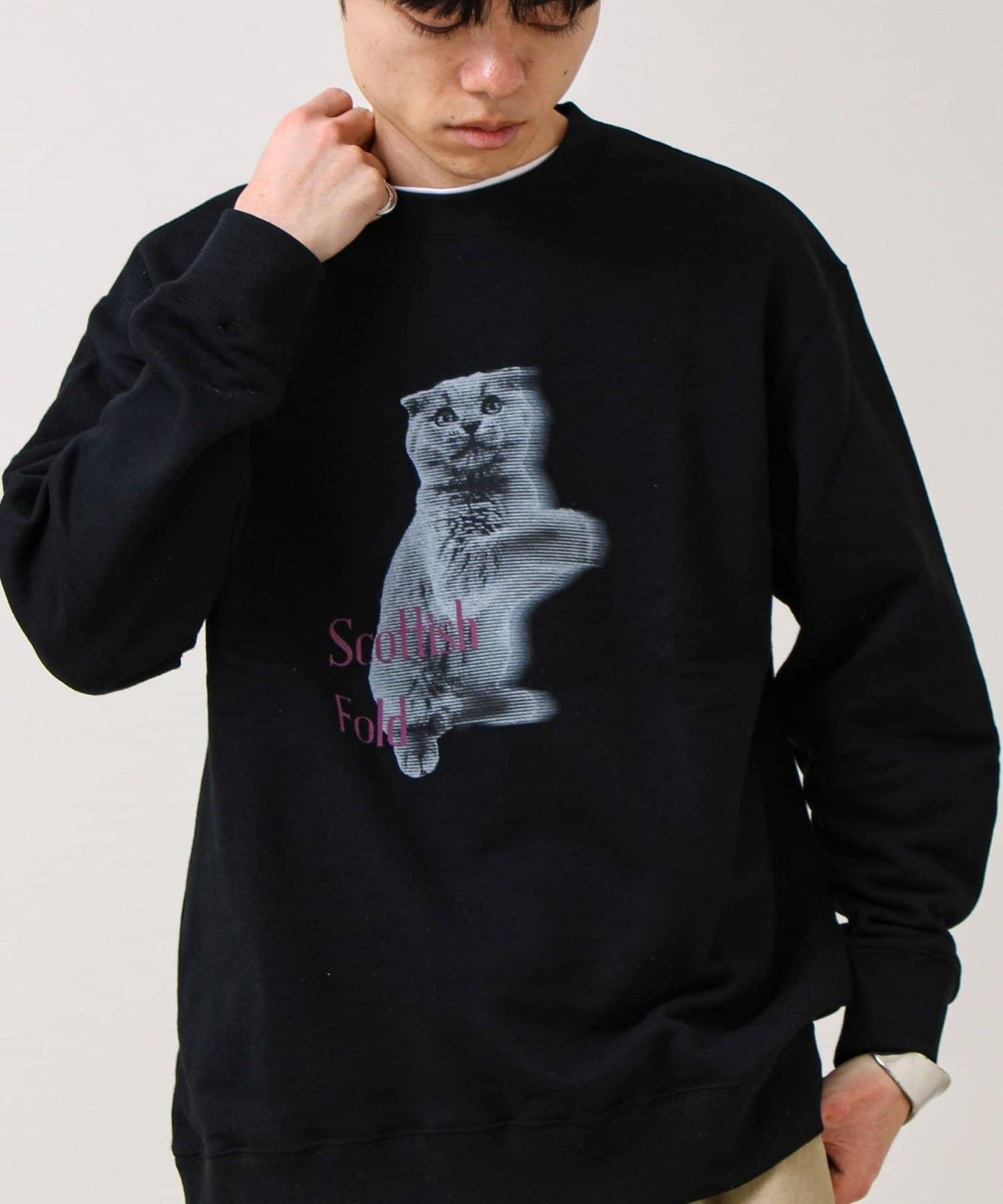 【MY PET】圓領印花衛衣