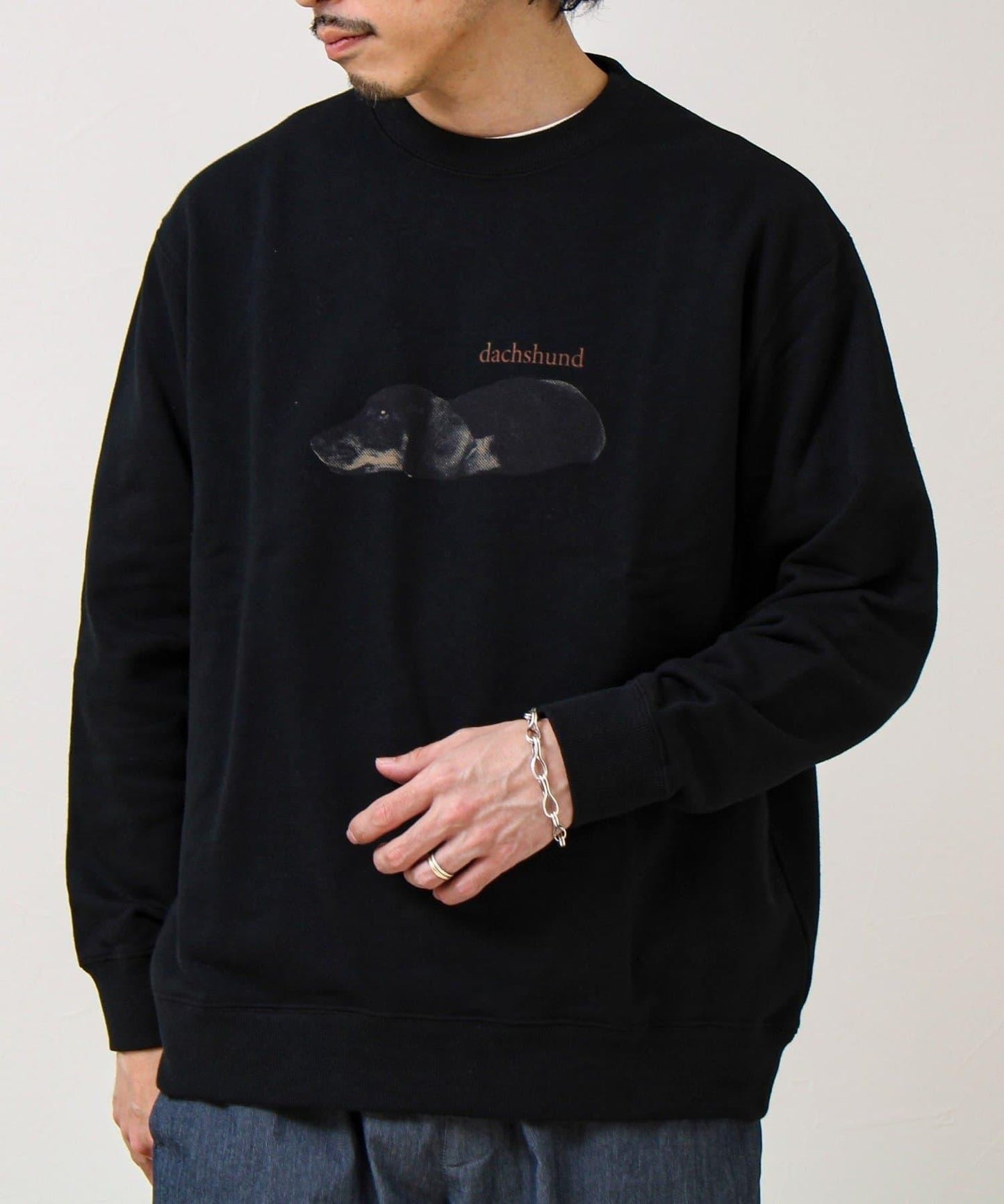 【MY PET】圓領印花衛衣