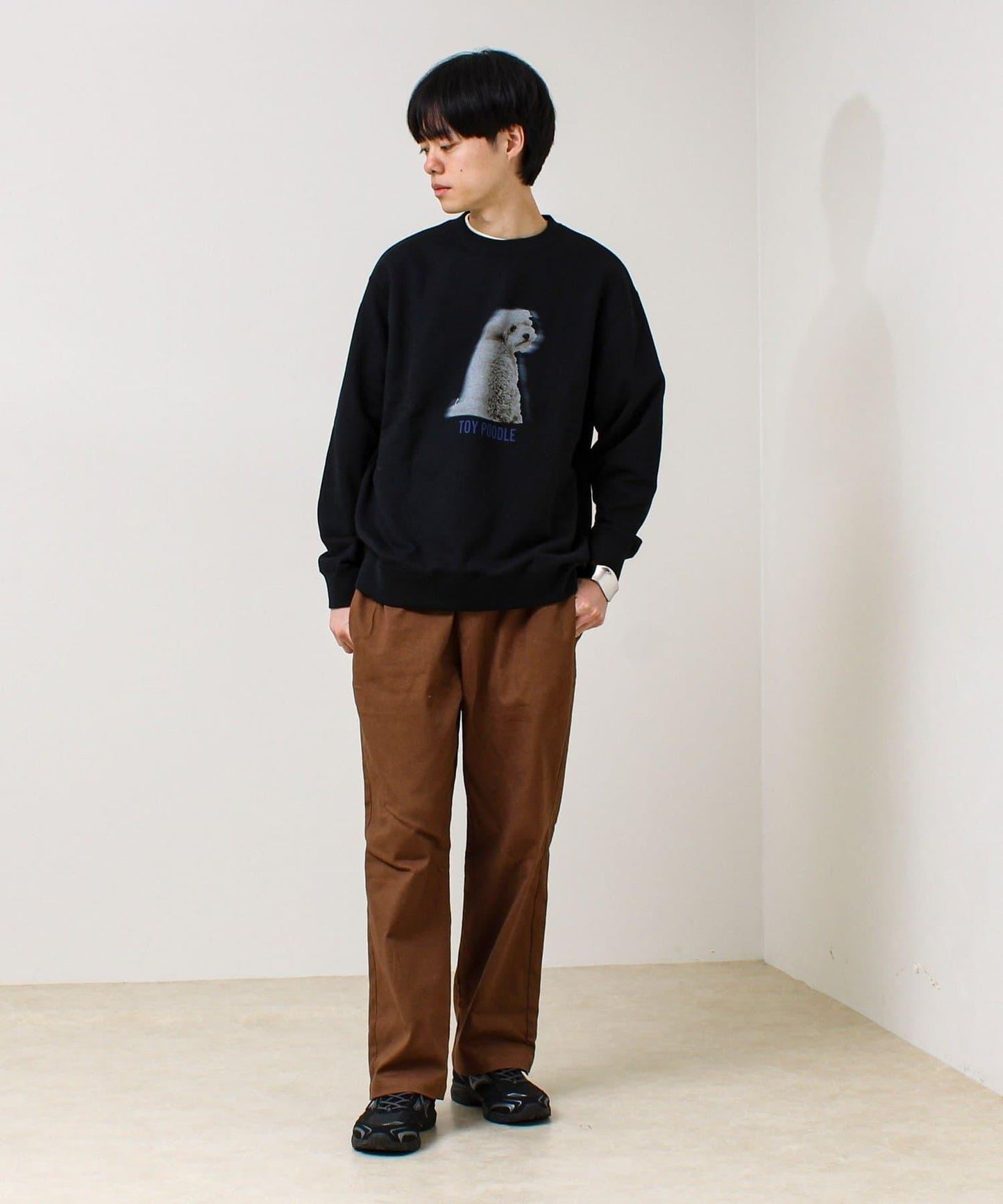 【MY PET】圓領印花衛衣