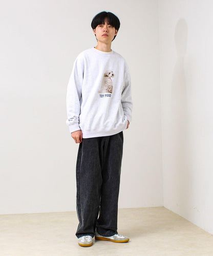 【MY PET】圓領印花衛衣