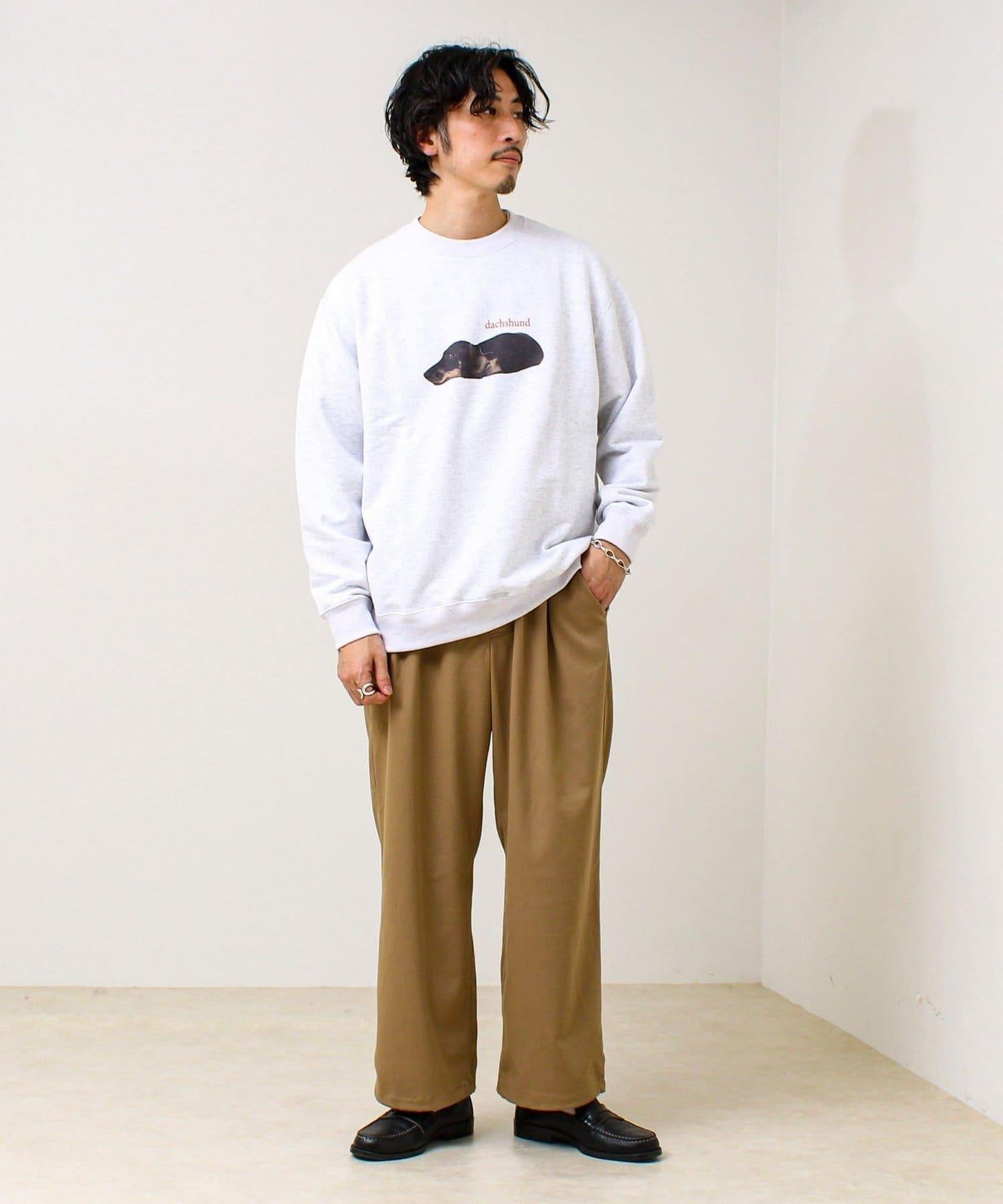 【MY PET】圓領印花衛衣