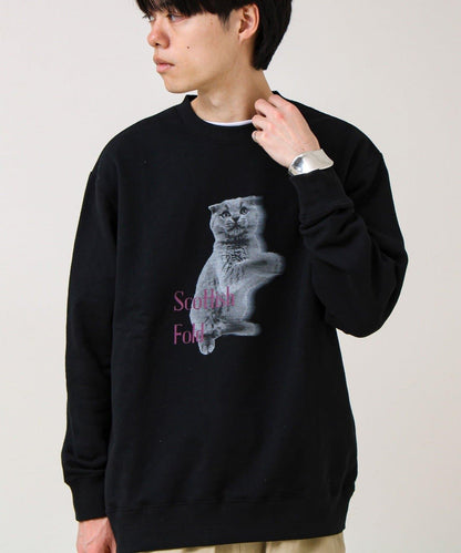 【MY PET】圓領印花衛衣