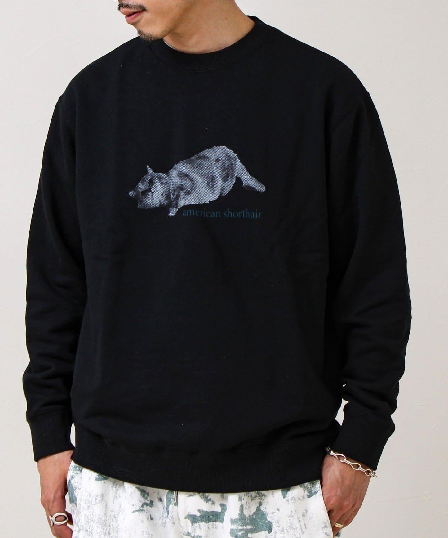 【MY PET】圓領印花衛衣