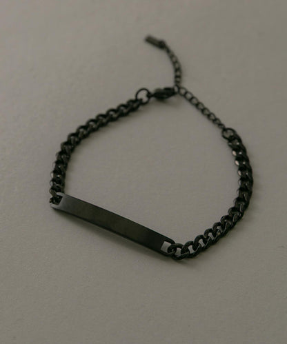 不鏽鋼啞光板鏈手鍊