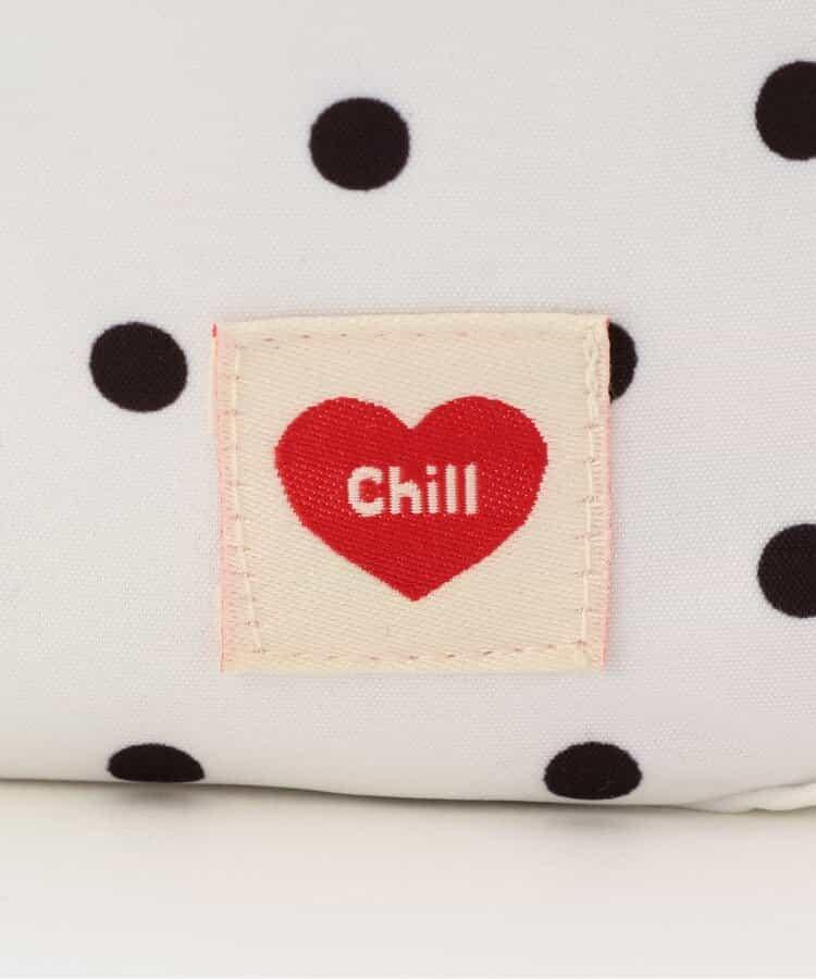 褶皺波點單肩包