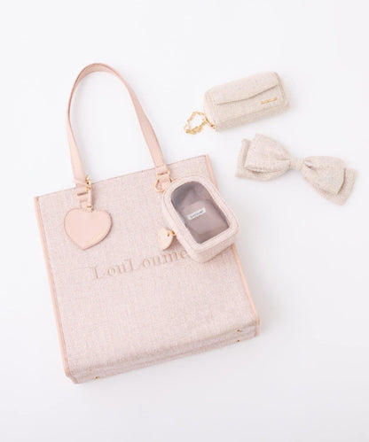 LouLoumei 可自立 愛心掛飾 托特包