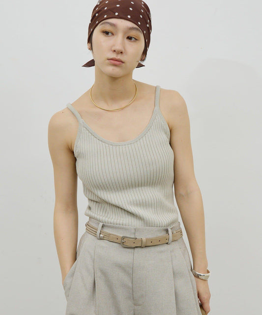 羅紋針織吊帶背心