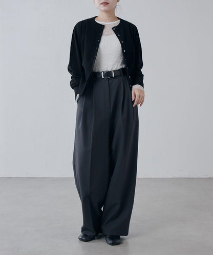 棉質合身針織開衫