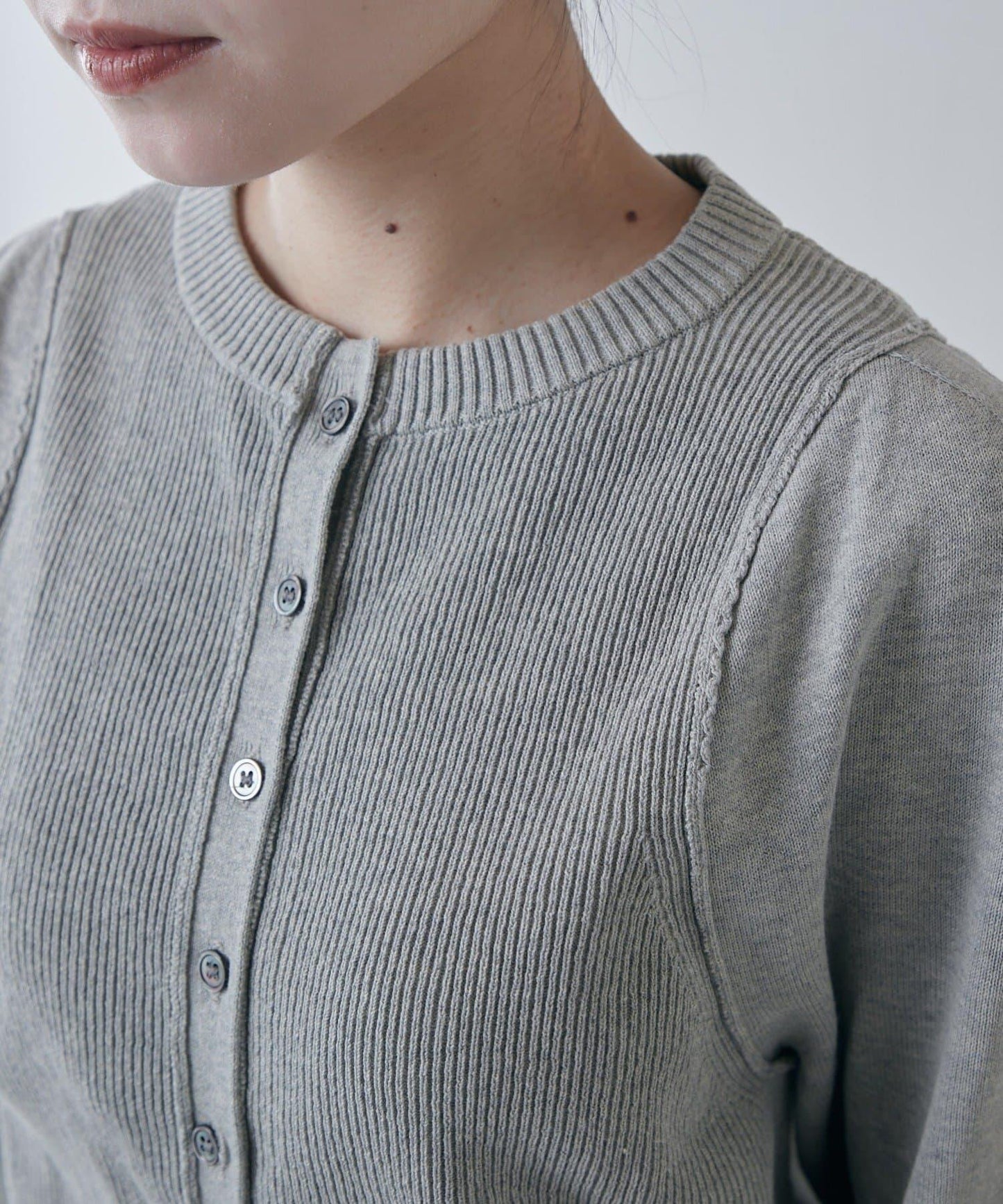 棉質合身針織開衫