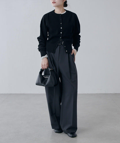 棉質合身針織開衫