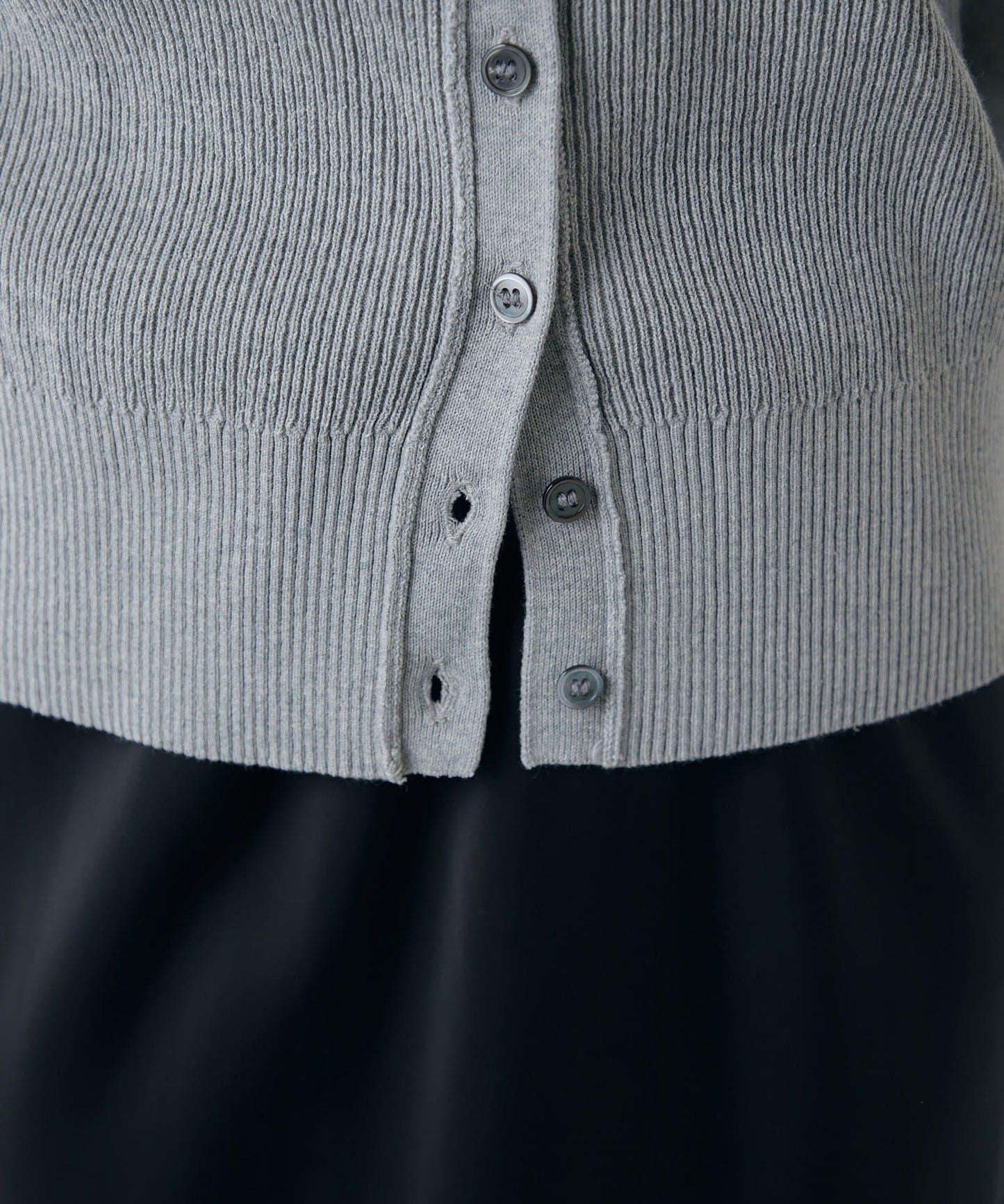 棉質合身針織開衫