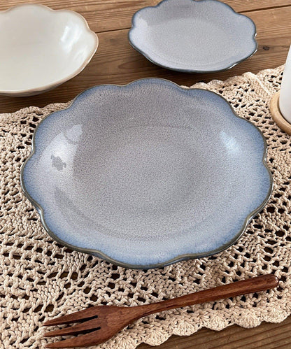 花卉圖案 深盤 21.5cm