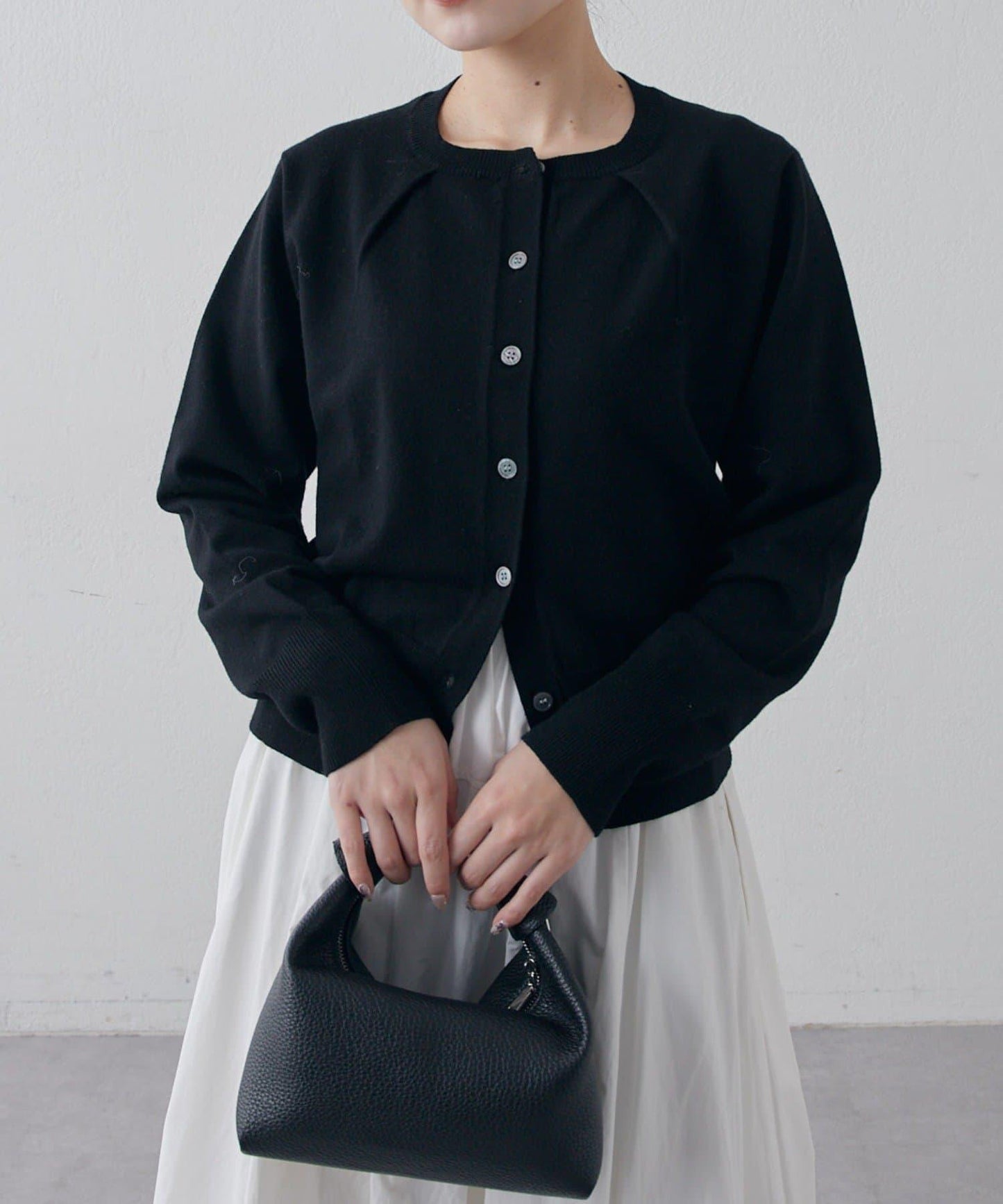 棉質合身針織開衫