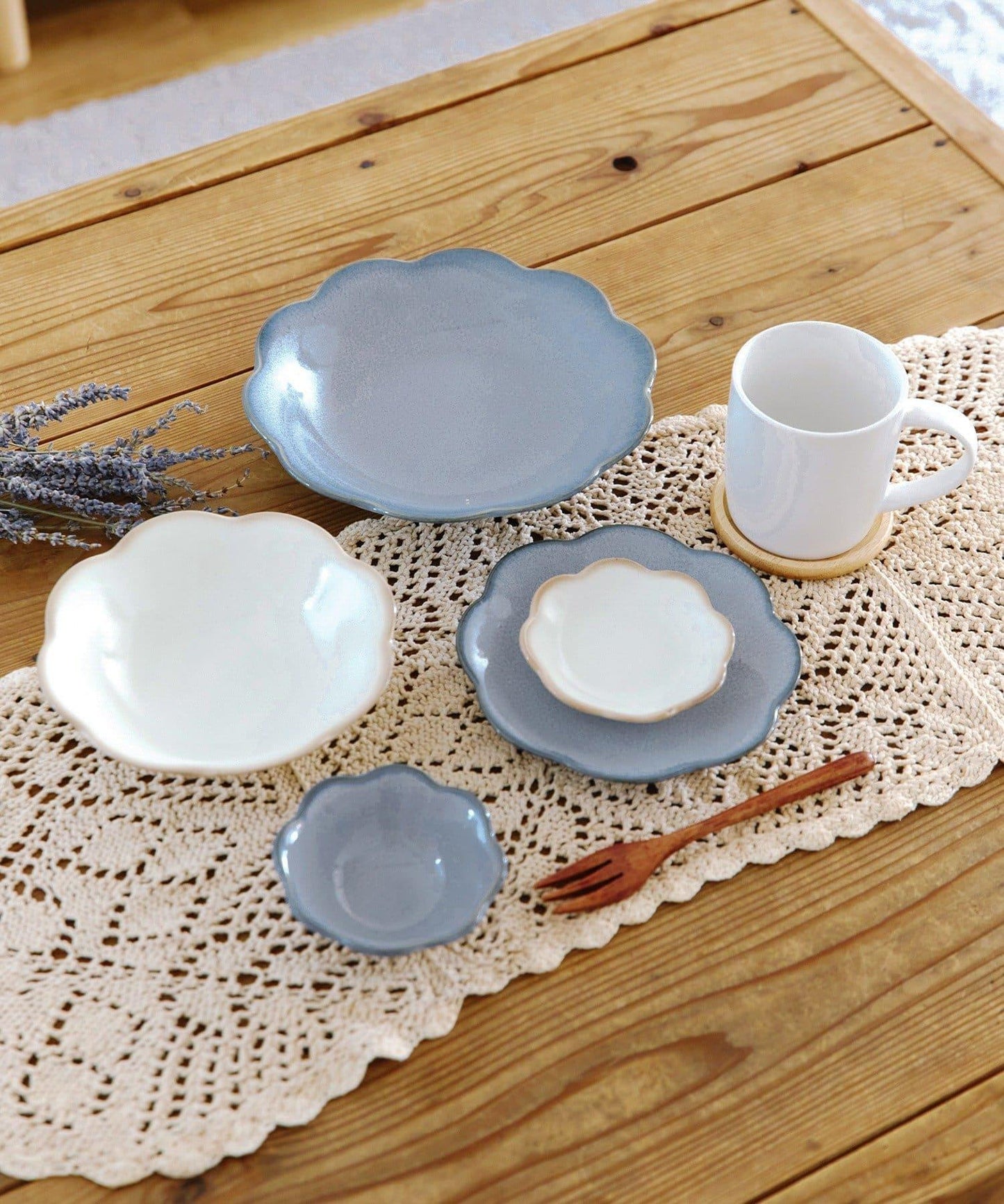 花朵圖案 蛋糕盤 16.5cm