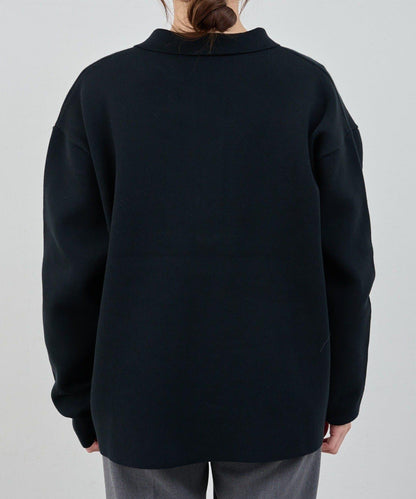 26SS 開領橄欖球風針織上衣
