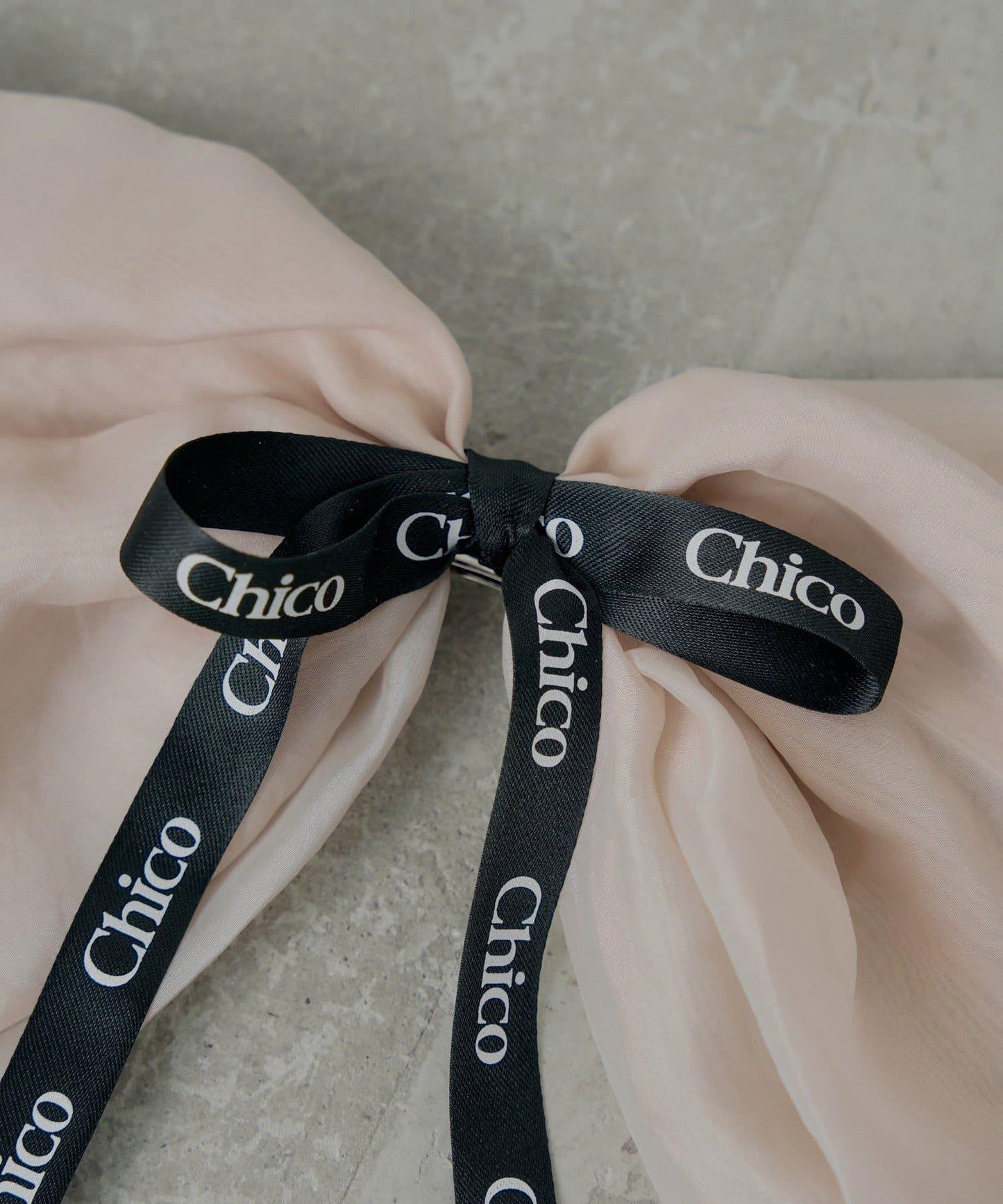 Chico 透視大蝴蝶結髮夾