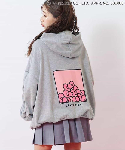 Hello Kitty（凱蒂貓） 寬鬆連帽衛衣