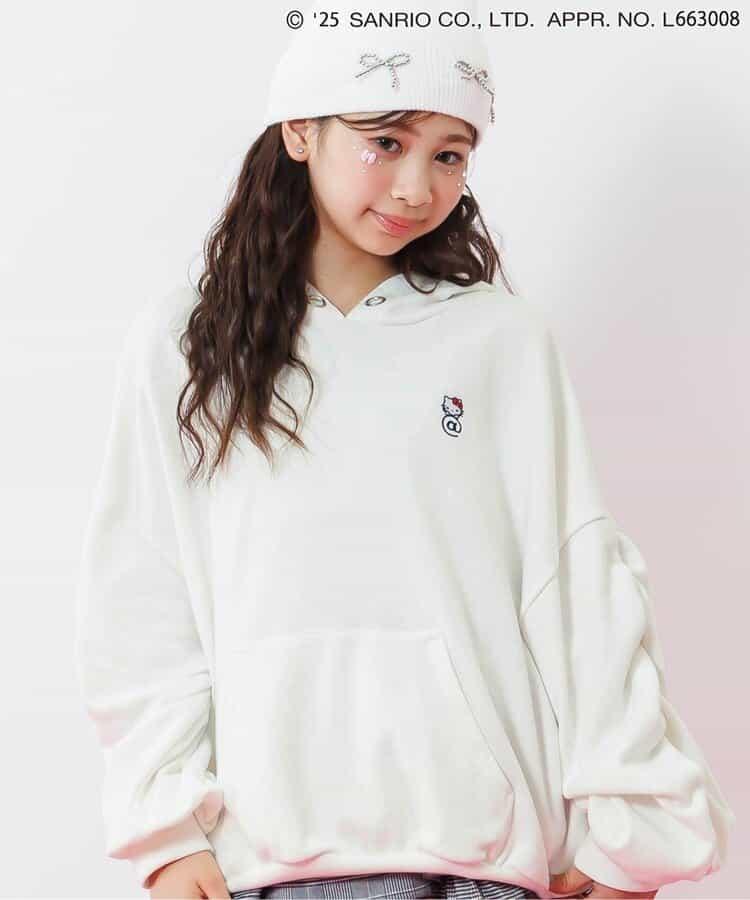 Hello Kitty（凱蒂貓） 寬鬆連帽衛衣