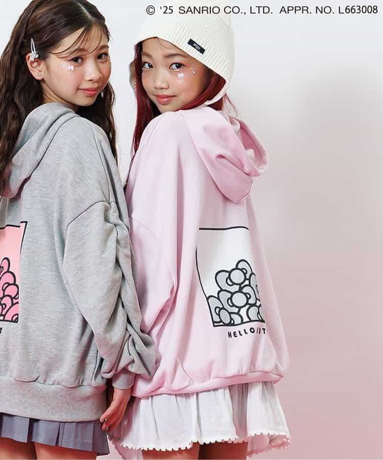 Hello Kitty（凱蒂貓） 寬鬆連帽衛衣