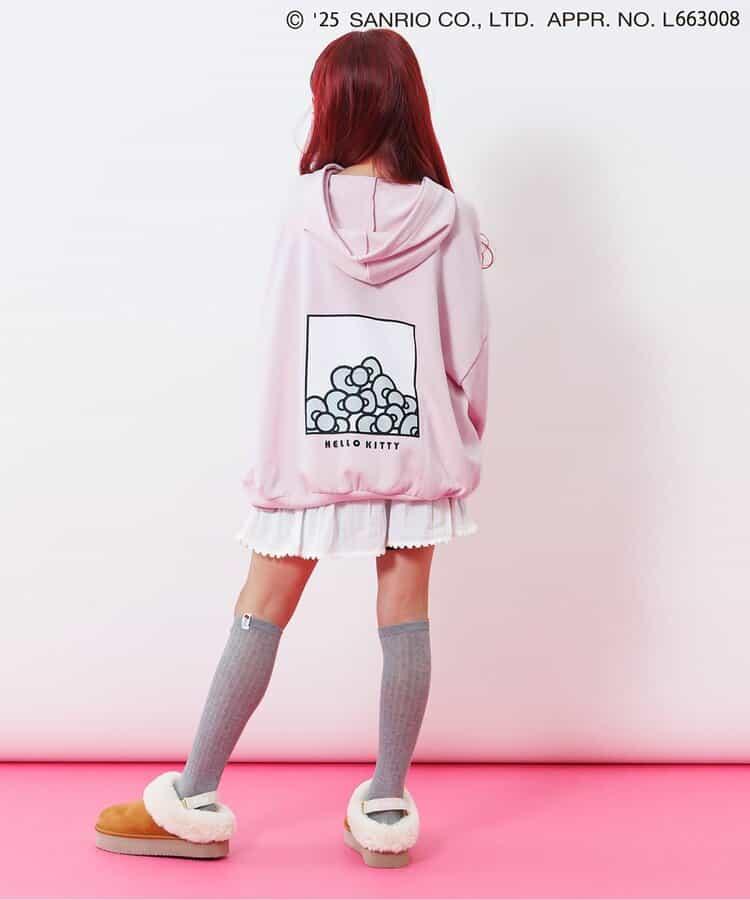Hello Kitty（凱蒂貓） 寬鬆連帽衛衣