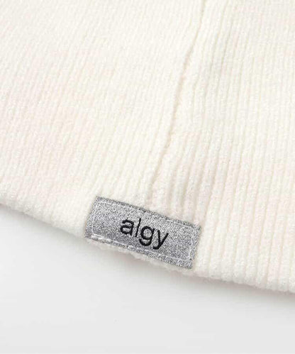 金屬蝴蝶結裝飾 針織帽