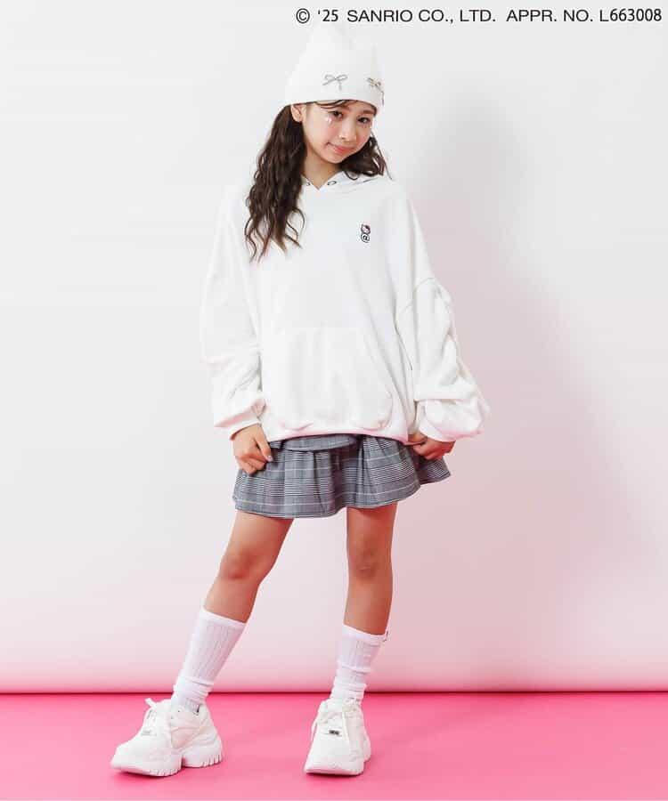 金屬蝴蝶結裝飾 針織帽