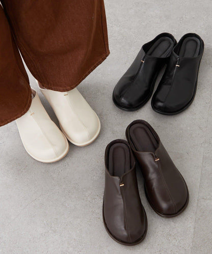 開口設計 低跟 穆勒鞋（網絡限定）