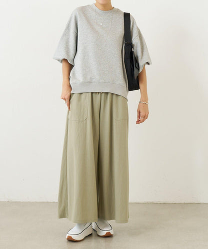 針織闊腿褲