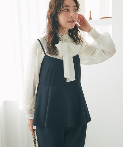 La boutique BonBon 荷葉邊吊帶連體褲