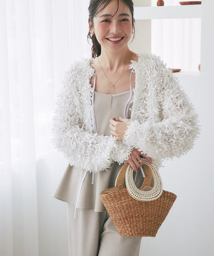 La boutique BonBon 荷葉邊吊帶連體褲