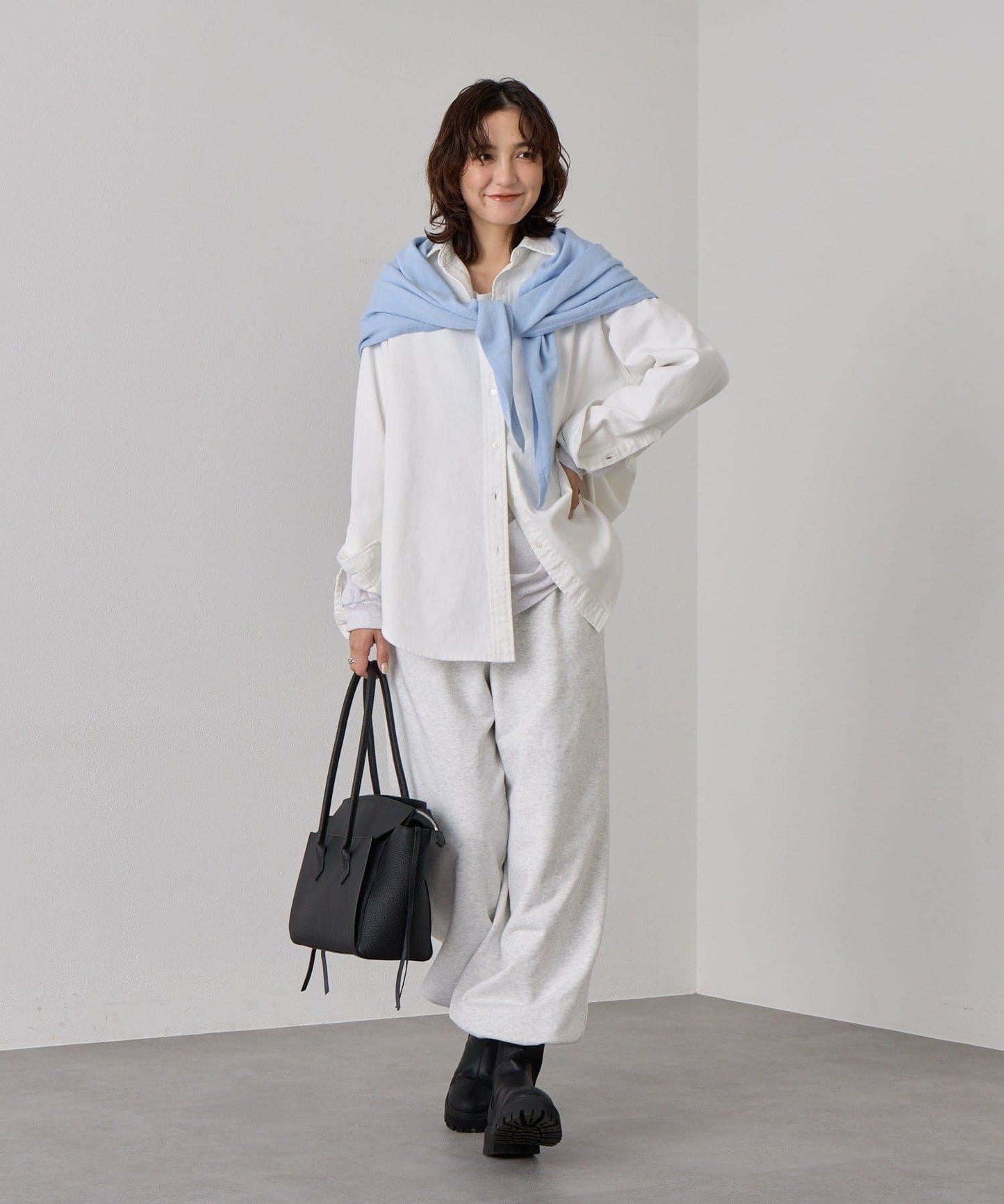 A・MONN.:.(アモン)  WIDE SWEAT PANTS