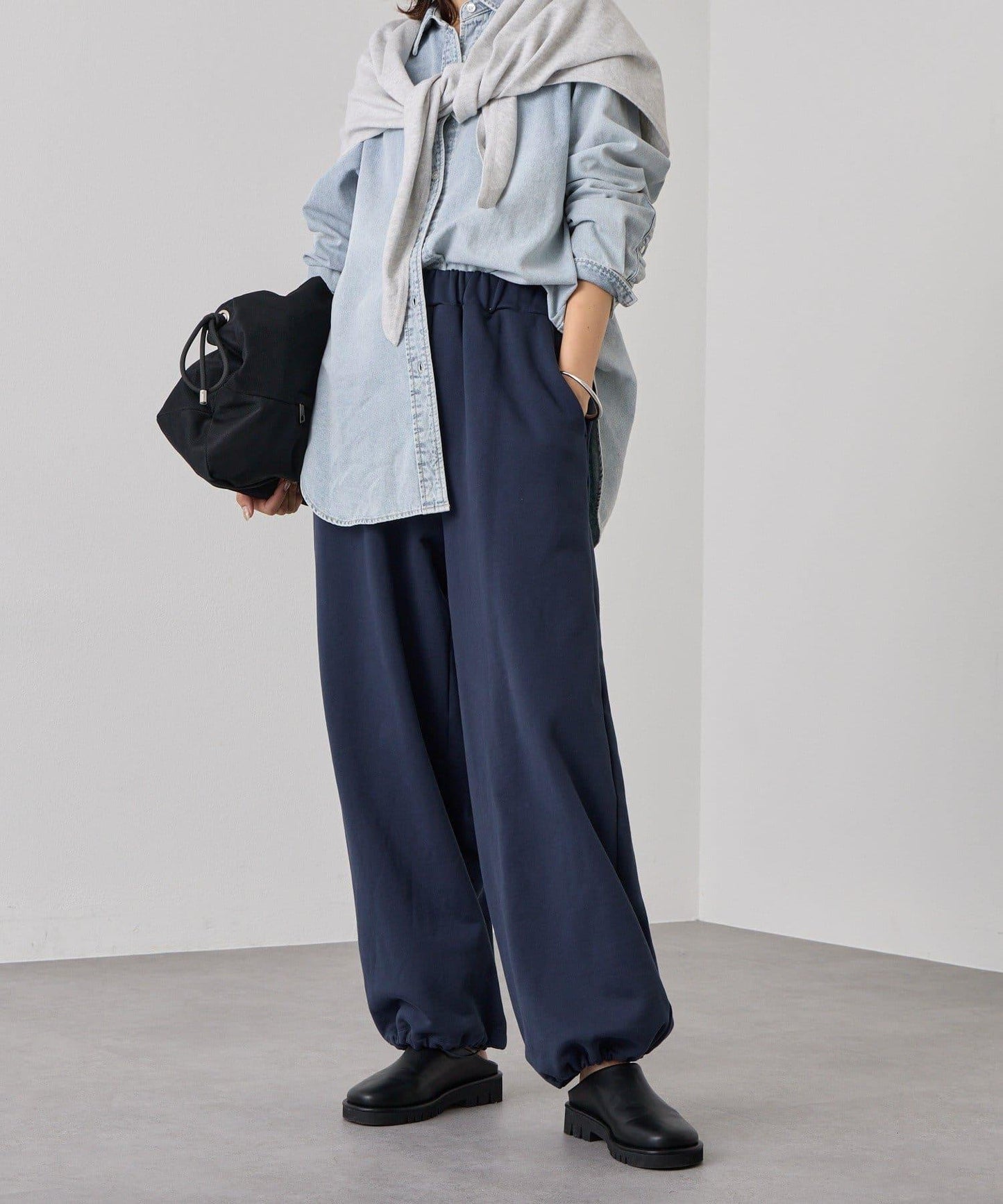 A・MONN.:.(アモン)  WIDE SWEAT PANTS