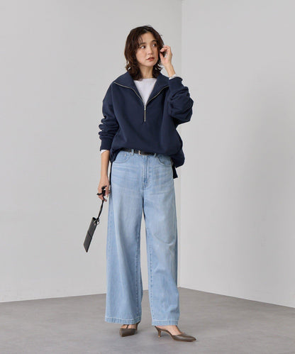 ZIP SWEAT 拉鍊套頭衛衣
