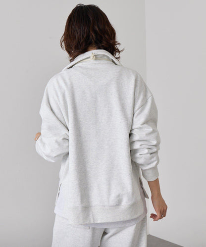 ZIP SWEAT 拉鍊套頭衛衣