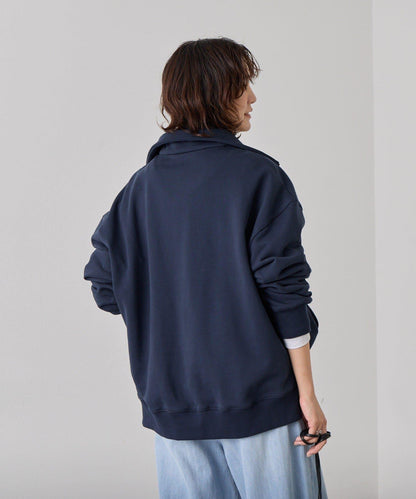 ZIP SWEAT 拉鍊套頭衛衣