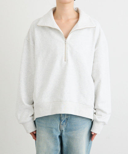 ZIP SWEAT 拉鍊套頭衛衣