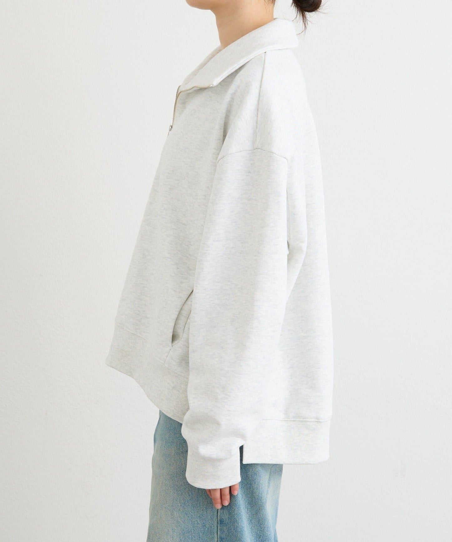 ZIP SWEAT 拉鍊套頭衛衣