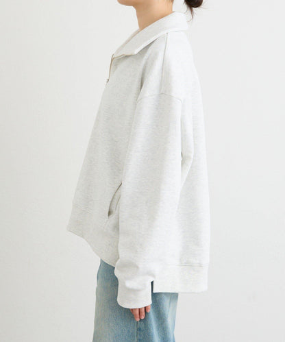 ZIP SWEAT 拉鍊套頭衛衣